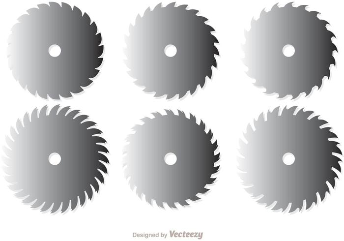 Ensemble vectoriel de lames de scie circulaire 1