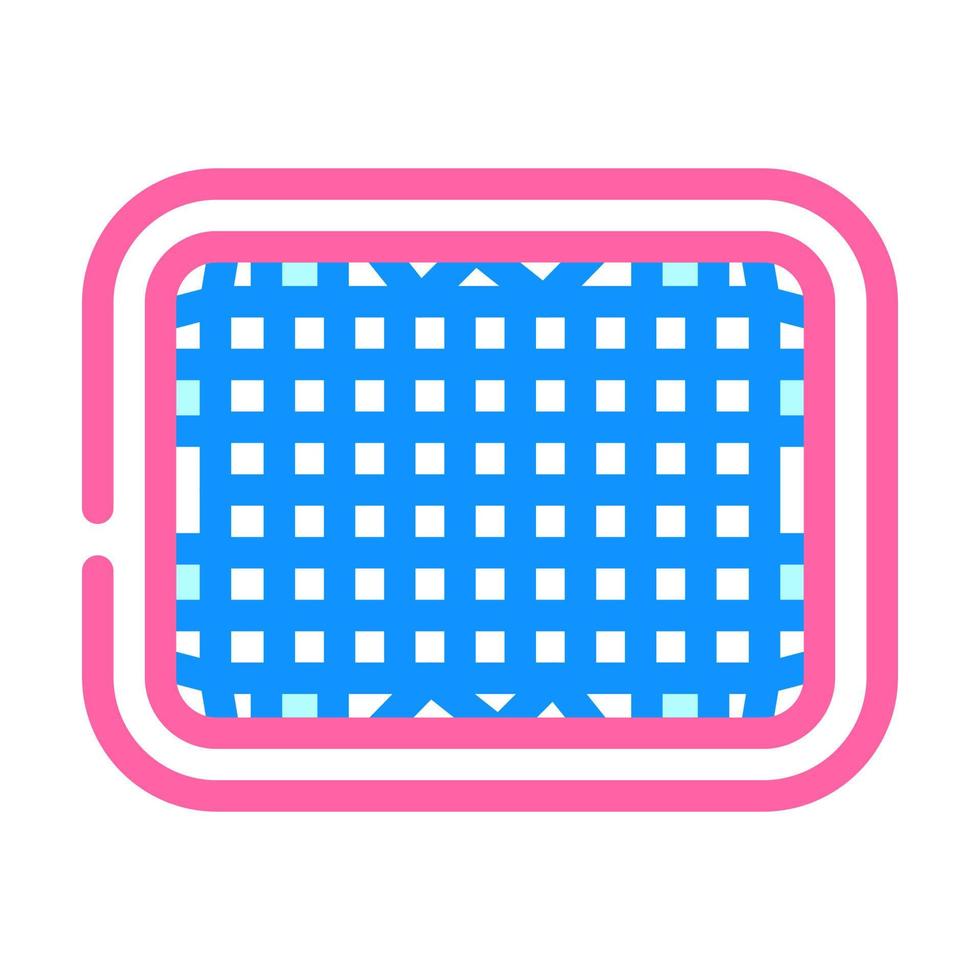 grille cricket accessoire couleur icône illustration vectorielle vecteur