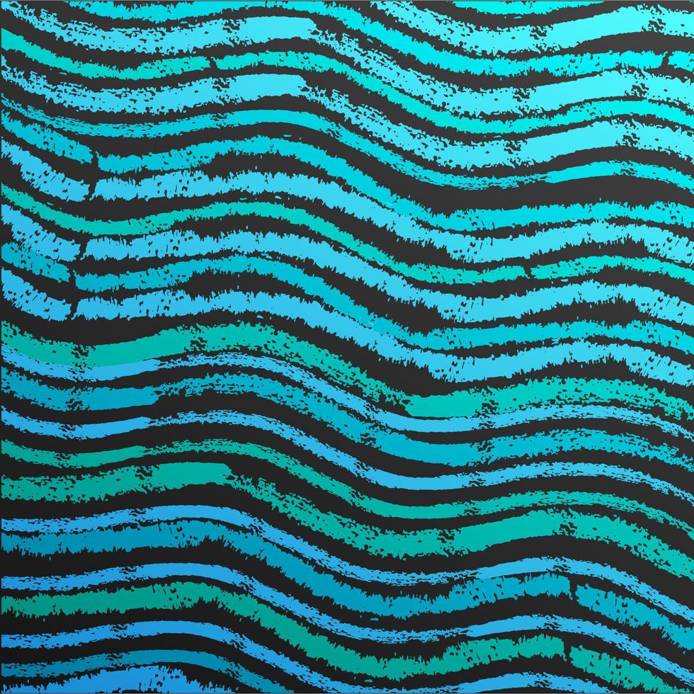 vecteur grungy pinceau aquarelle rayures ondulées lignes de pinceau texture ondulée horizontale.