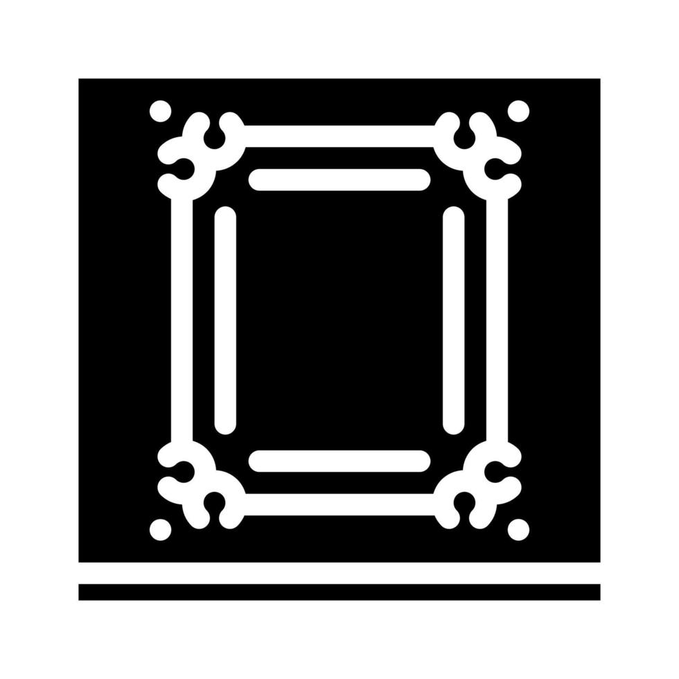 moulage et menuiserie glyphe icône illustration vectorielle vecteur