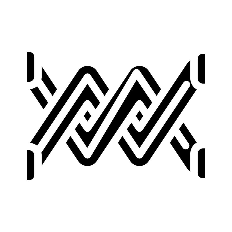 illustration vectorielle d'icône de glyphe de réunion de protestation de pointe vecteur