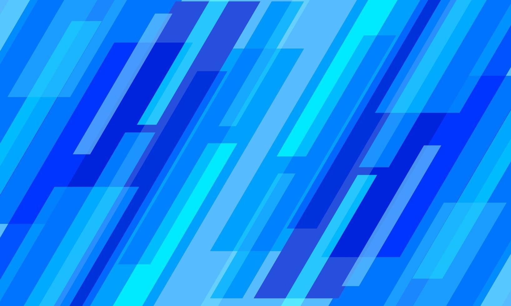 abstrait géométrique bleu. design moderne avec des rayures diagonales. fond bleu futuriste. vecteur de couverture, bannière, web