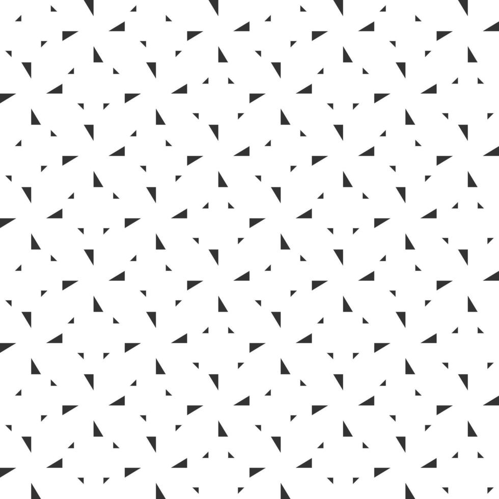 motif abstrait harmonieux de forme de triangle rectangle noir et blanc. élégant moderne. conception de texture géométrique pour impression, illustration vectorielle vecteur