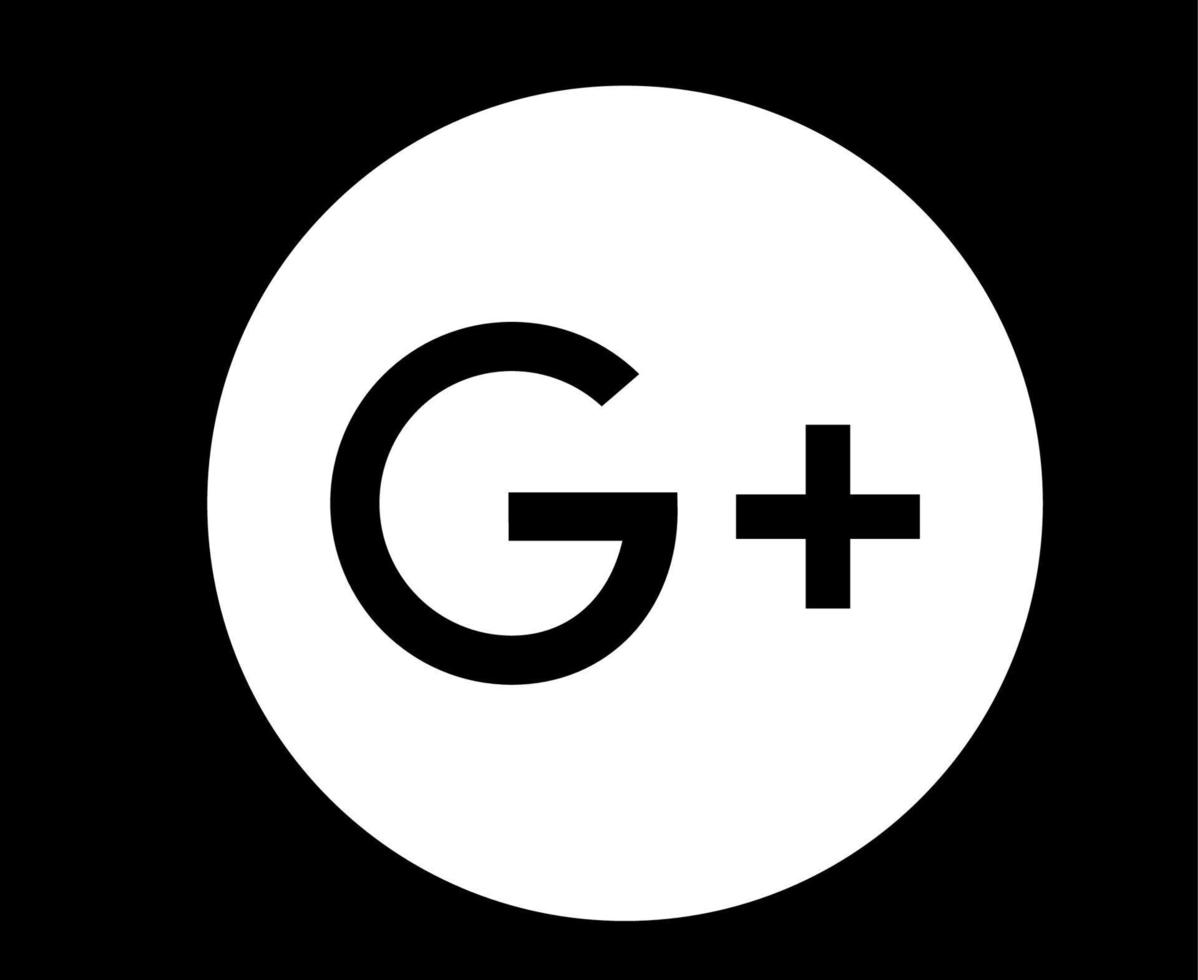 google médias sociaux icône symbole conception abstraite illustration vectorielle vecteur
