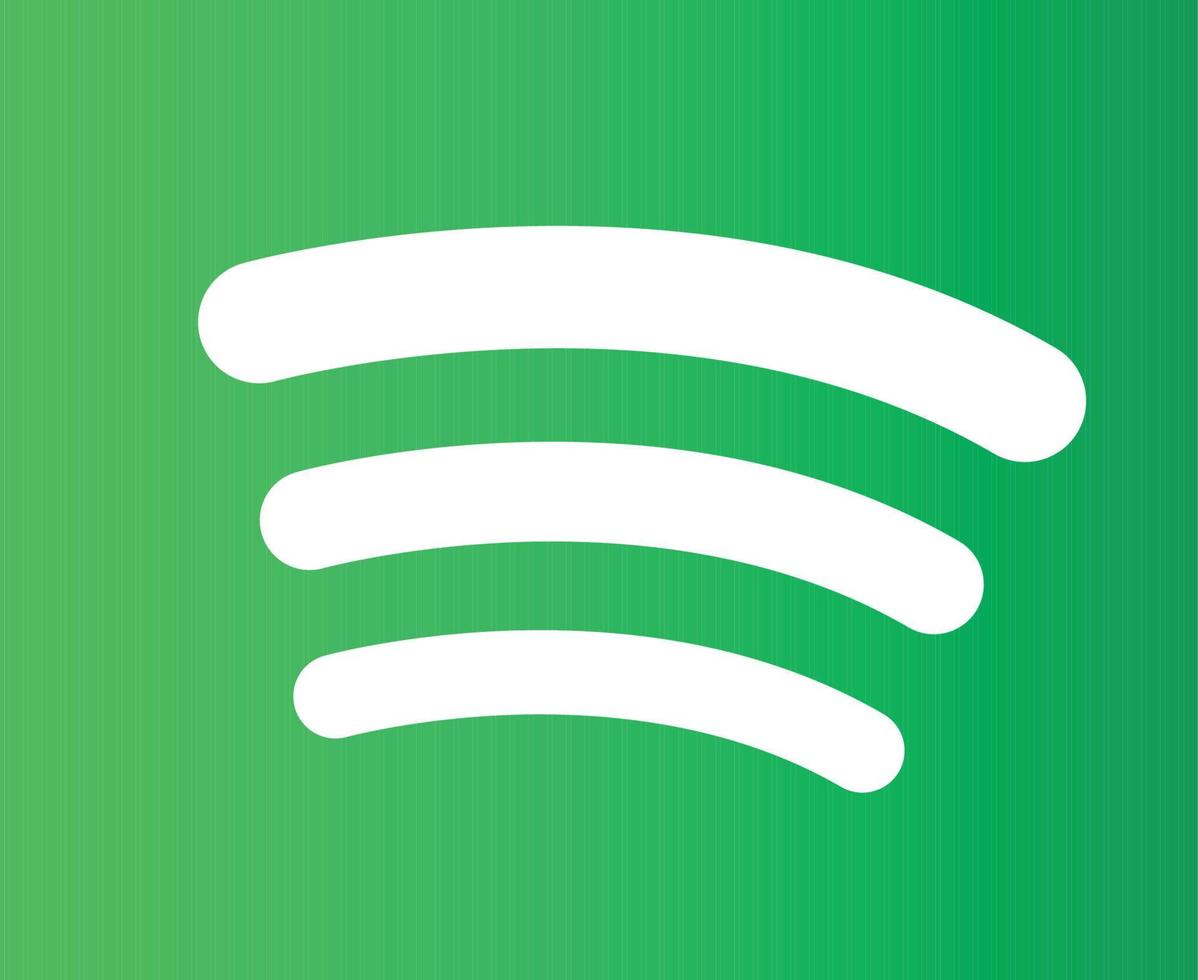 spotify médias sociaux icône symbole logo illustration vectorielle vecteur