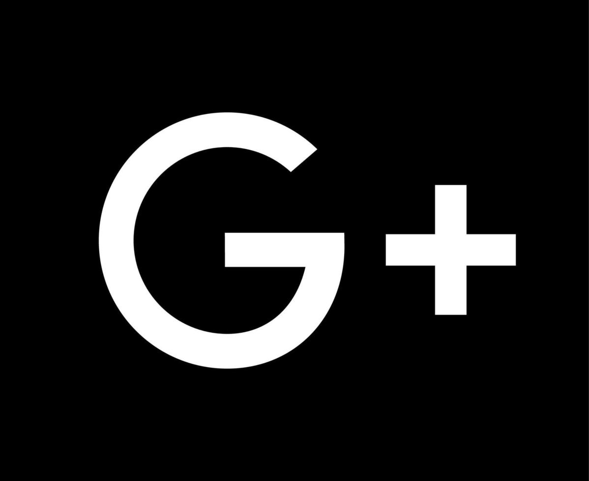 icône de médias sociaux google illustration vectorielle de conception de logo abstrait vecteur