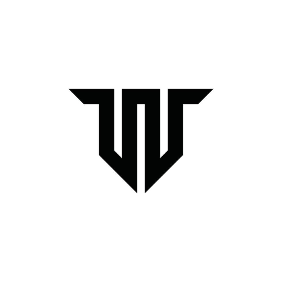 w ou ww vecteur de conception de logo de lettre initiale.