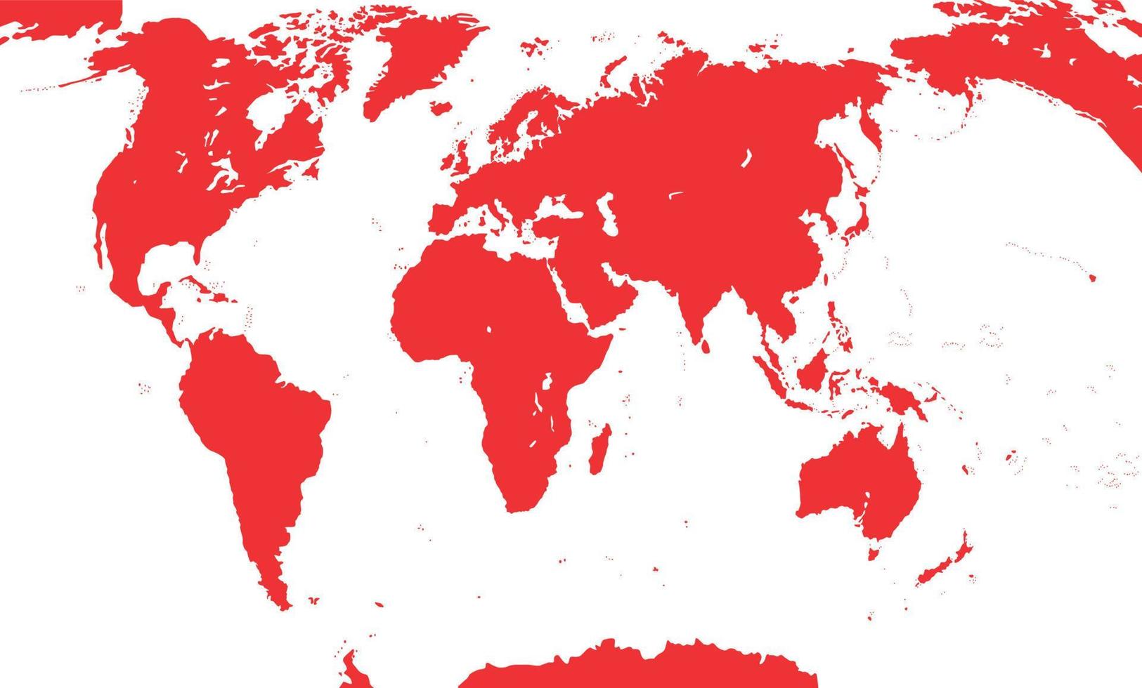 carte du monde. illustration vectorielle. vecteur