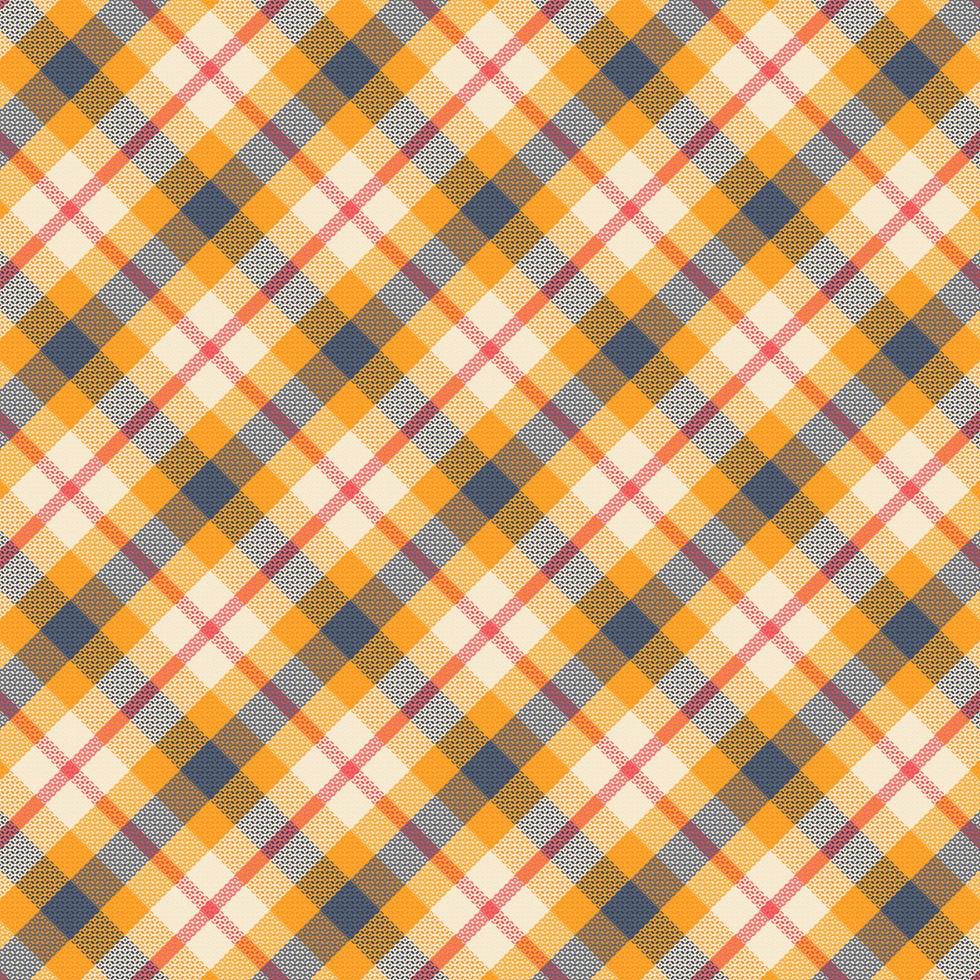 motif à carreaux tartan avec texture et couleur chaude. vecteur