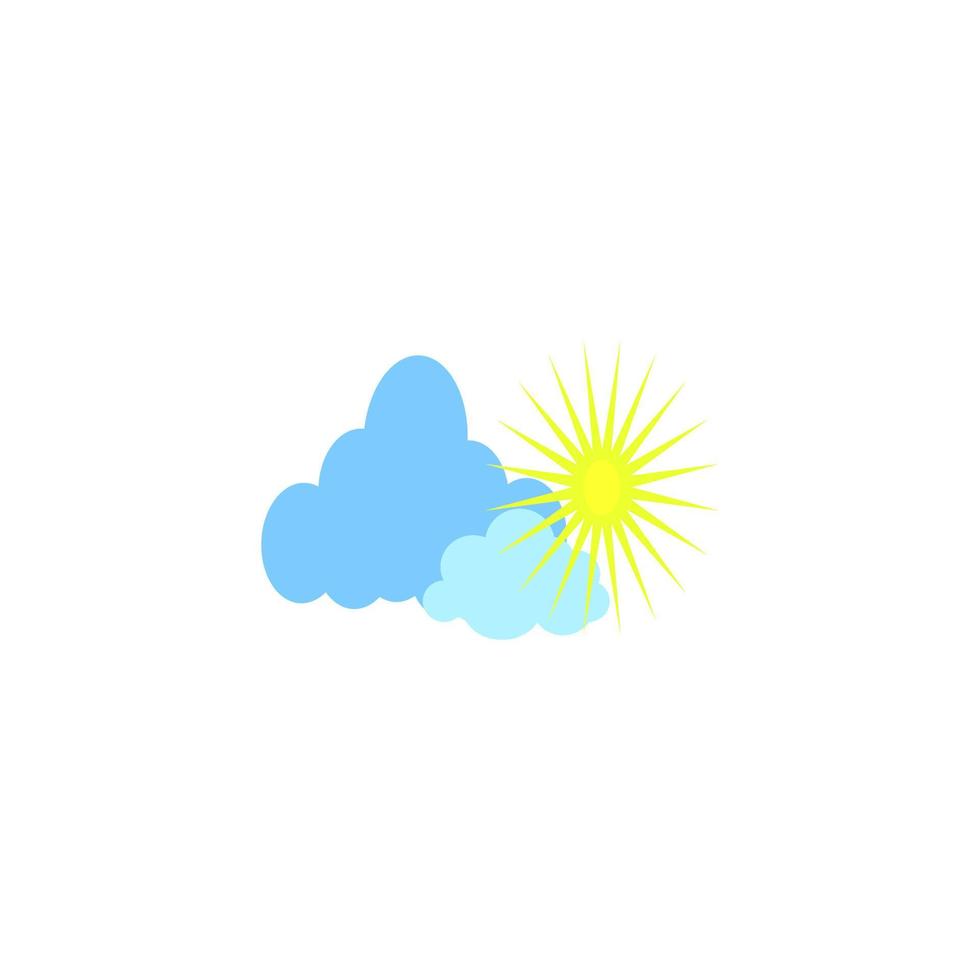 conception d'illustration d'icône de vecteur de nuage