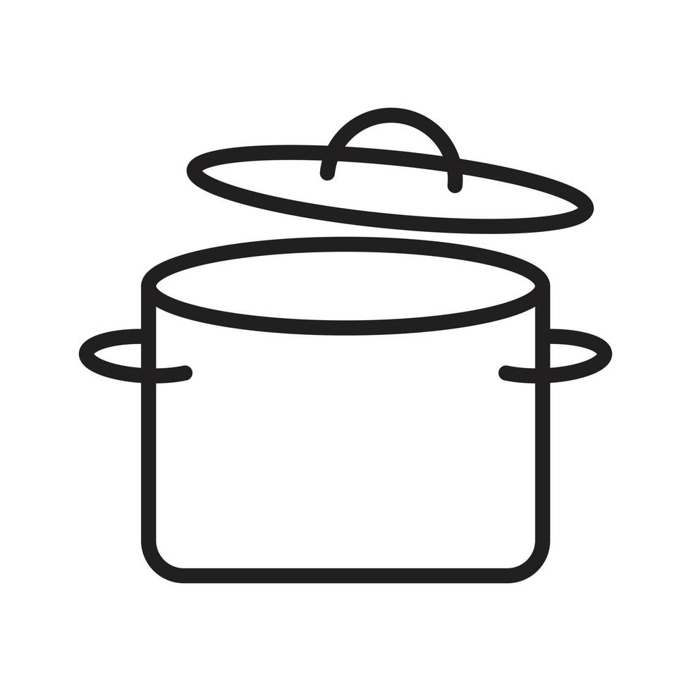 vecteur de casserole pour la présentation de l'icône du symbole du site Web