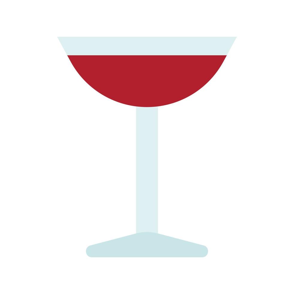 vecteur de verre de vin pour la présentation de l'icône du symbole du site Web