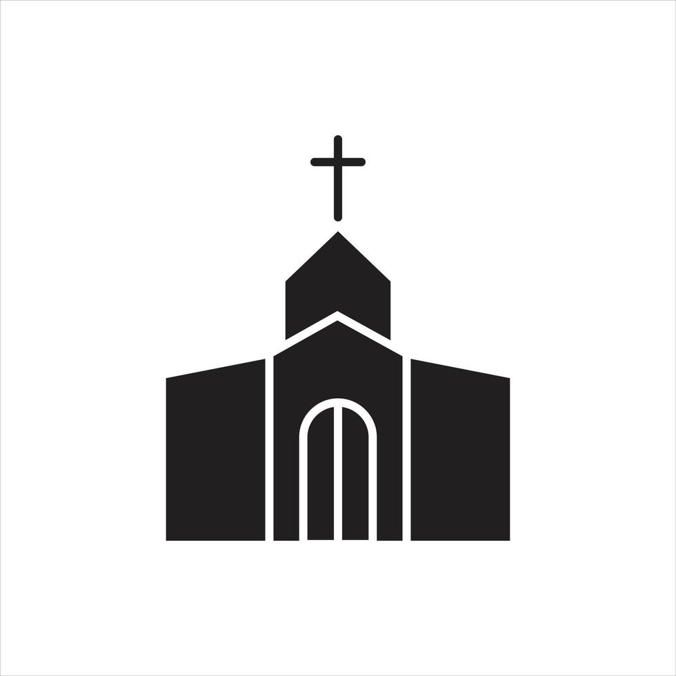 vecteur d'église pour la présentation de l'icône du symbole du site Web