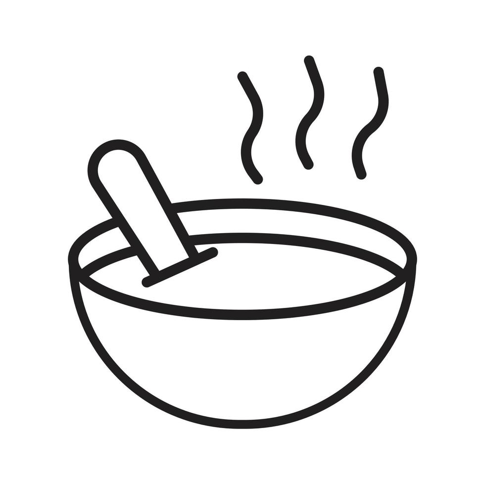 vecteur de soupe pour la présentation de l'icône du symbole du site Web