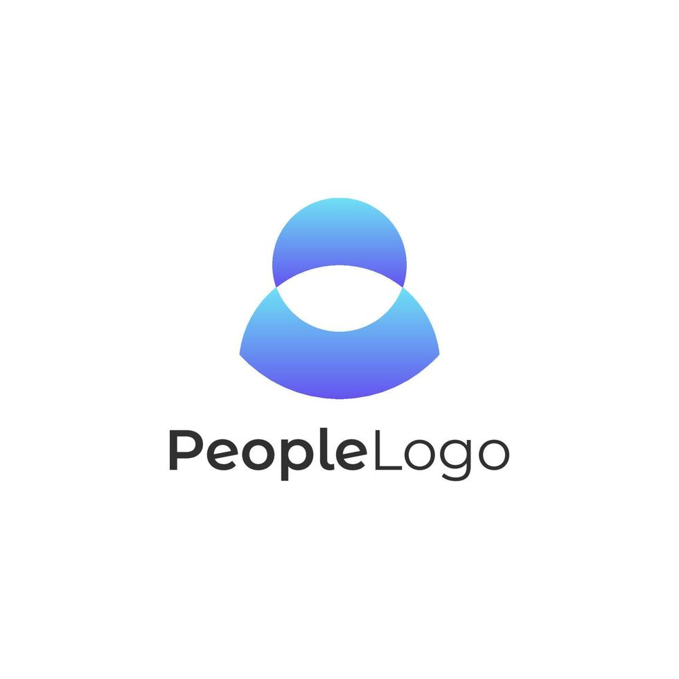 modèle de logo communautaire pour vecteur social, équipe, groupe premium