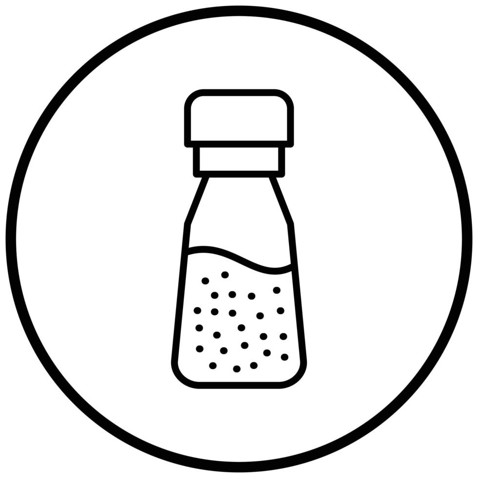 style d'icône de sel vecteur