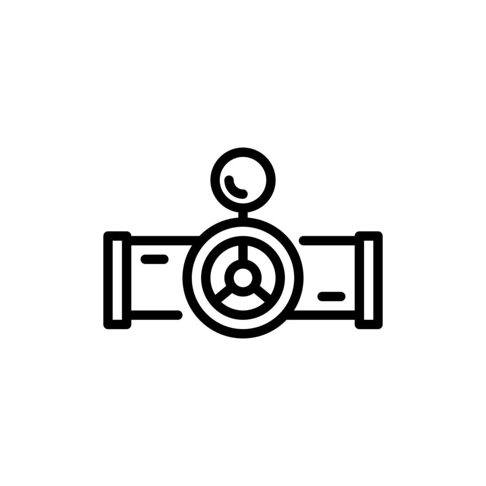 icône de ligne remplie de pipeline. signe de style linéaire pour le concept mobile et la conception web. icône de vecteur de contour. symbole, illustration de logo. graphique vectoriel