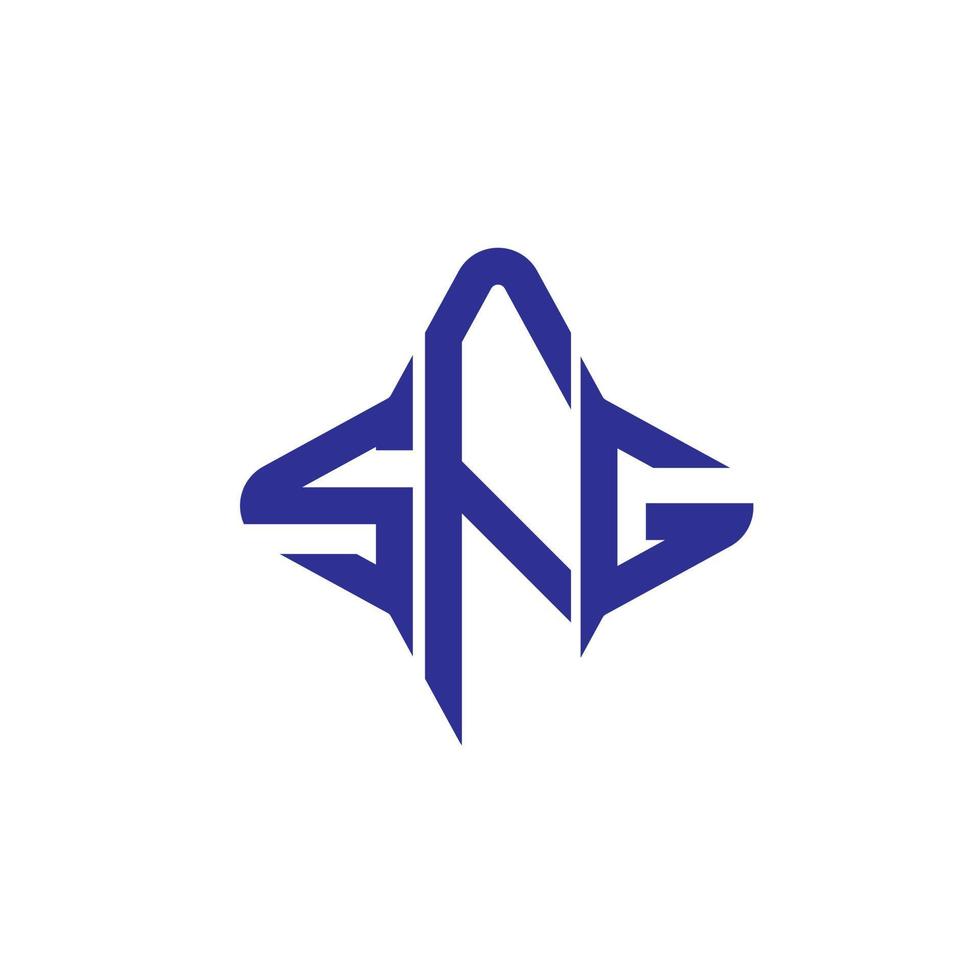 création de logo de lettre sfg avec graphique vectoriel