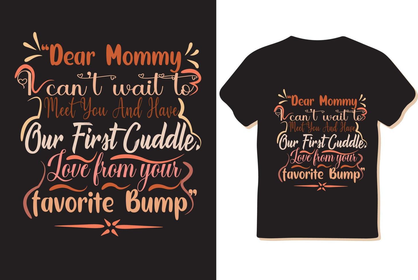 t-shirt de fête des mères, vecteur de conception de t-shirt, illustration.