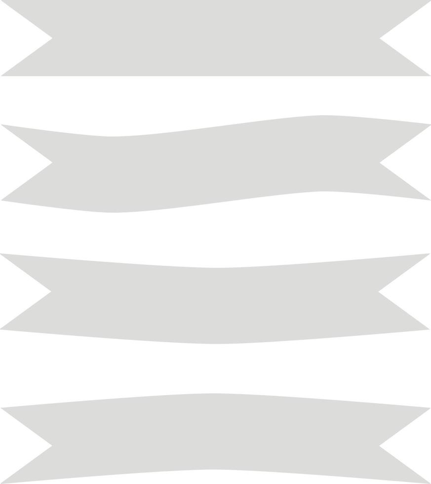 icône de bannière de ruban gris sur fond blanc. bannière de ruban gris. bannière de ruban vintage. vecteur