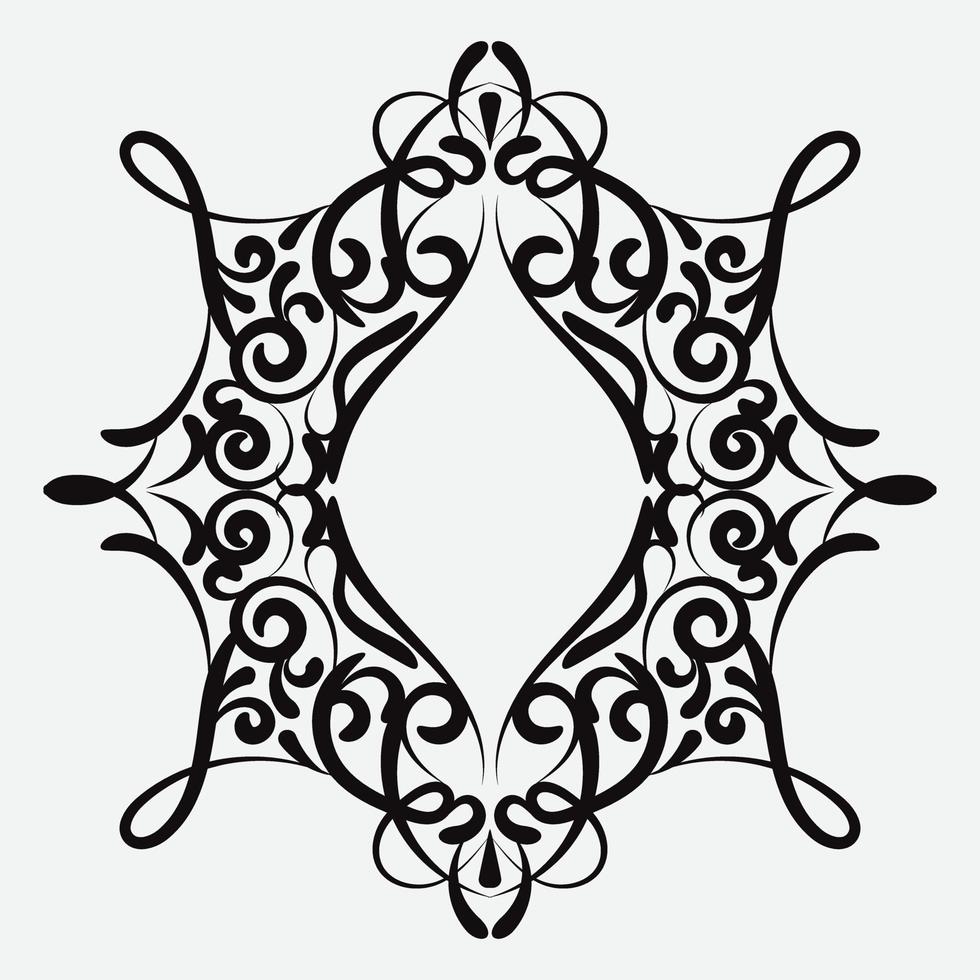 modèle de conception de logo vectoriel - symbole abstrait en style arabe ornemental - emblème pour les produits de luxe, les hôtels, les boutiques, les bijoux, les cosmétiques orientaux, les restaurants, les magasins et les magasins