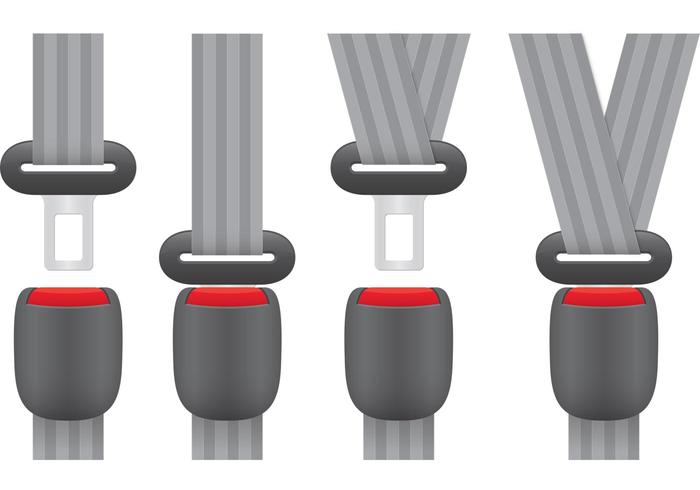 Vecteurs de ceinture de sécurité vecteur