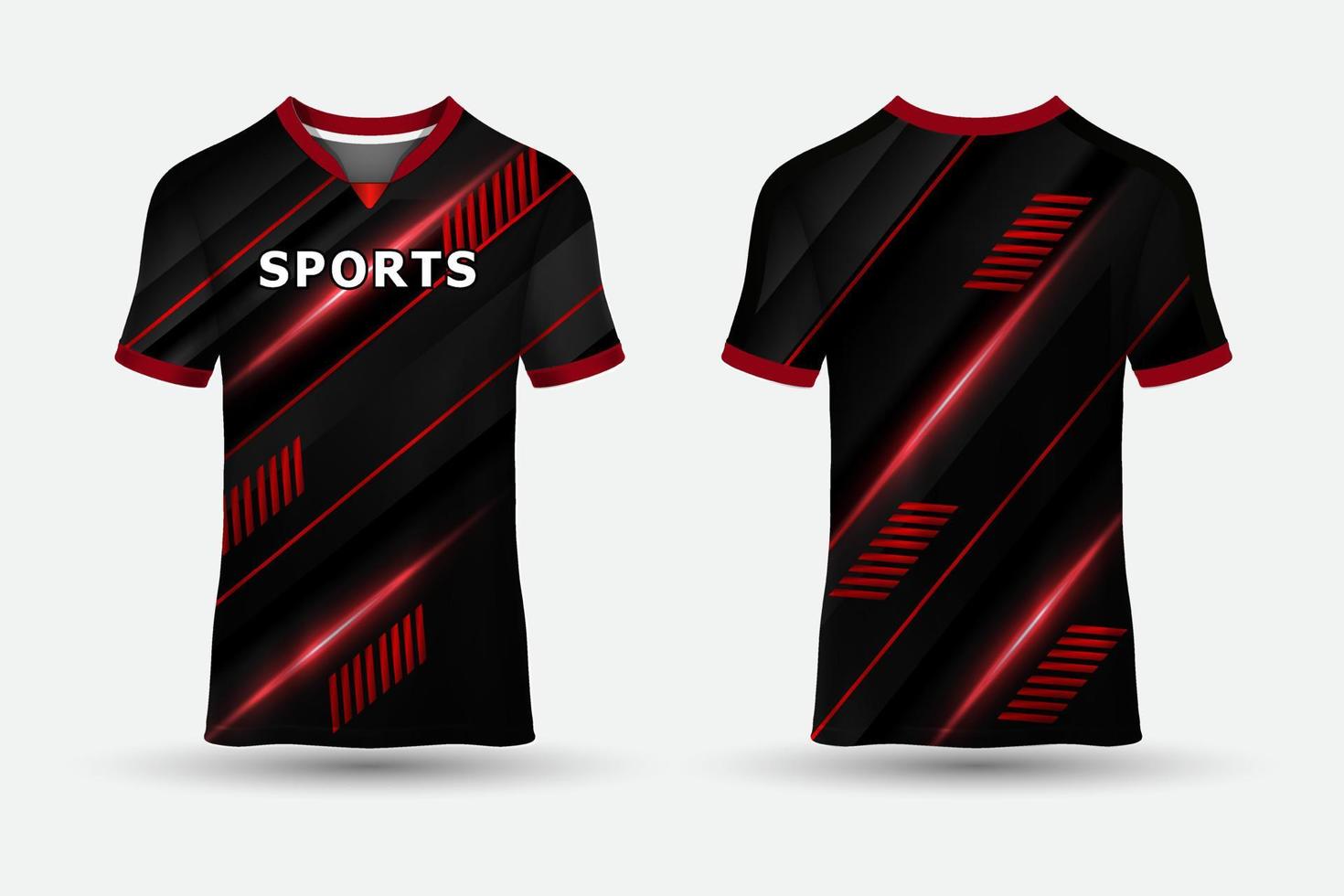 t-shirts de conception de maillot de sport incroyables et fantastiques vecteur