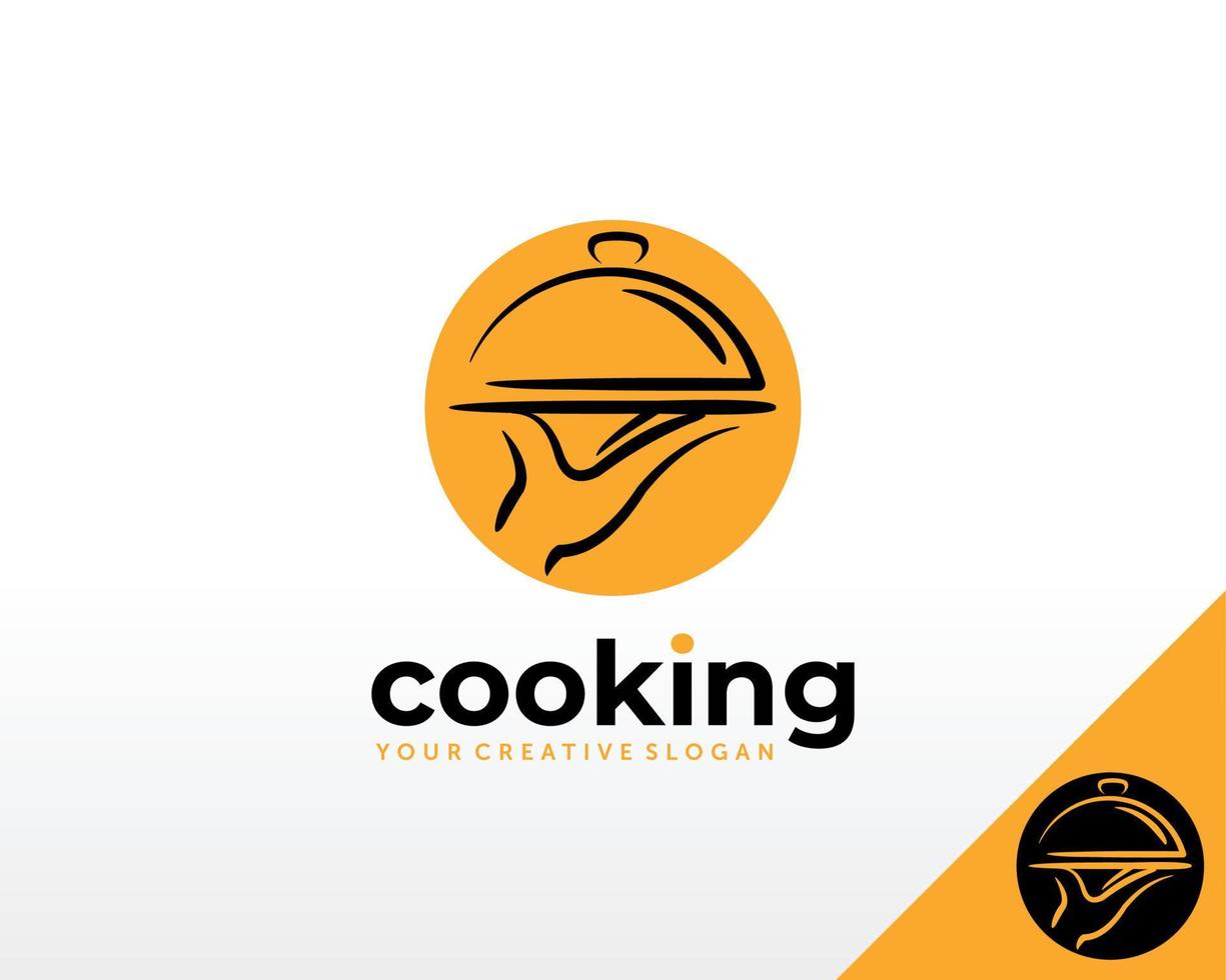 création de logo alimentaire. vecteur de conception de logo de restaurant