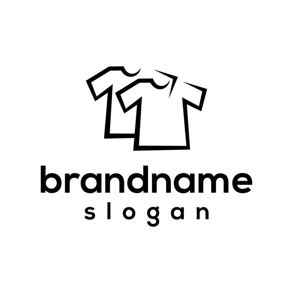 graphique vectoriel du modèle de conception de logo de vêtements