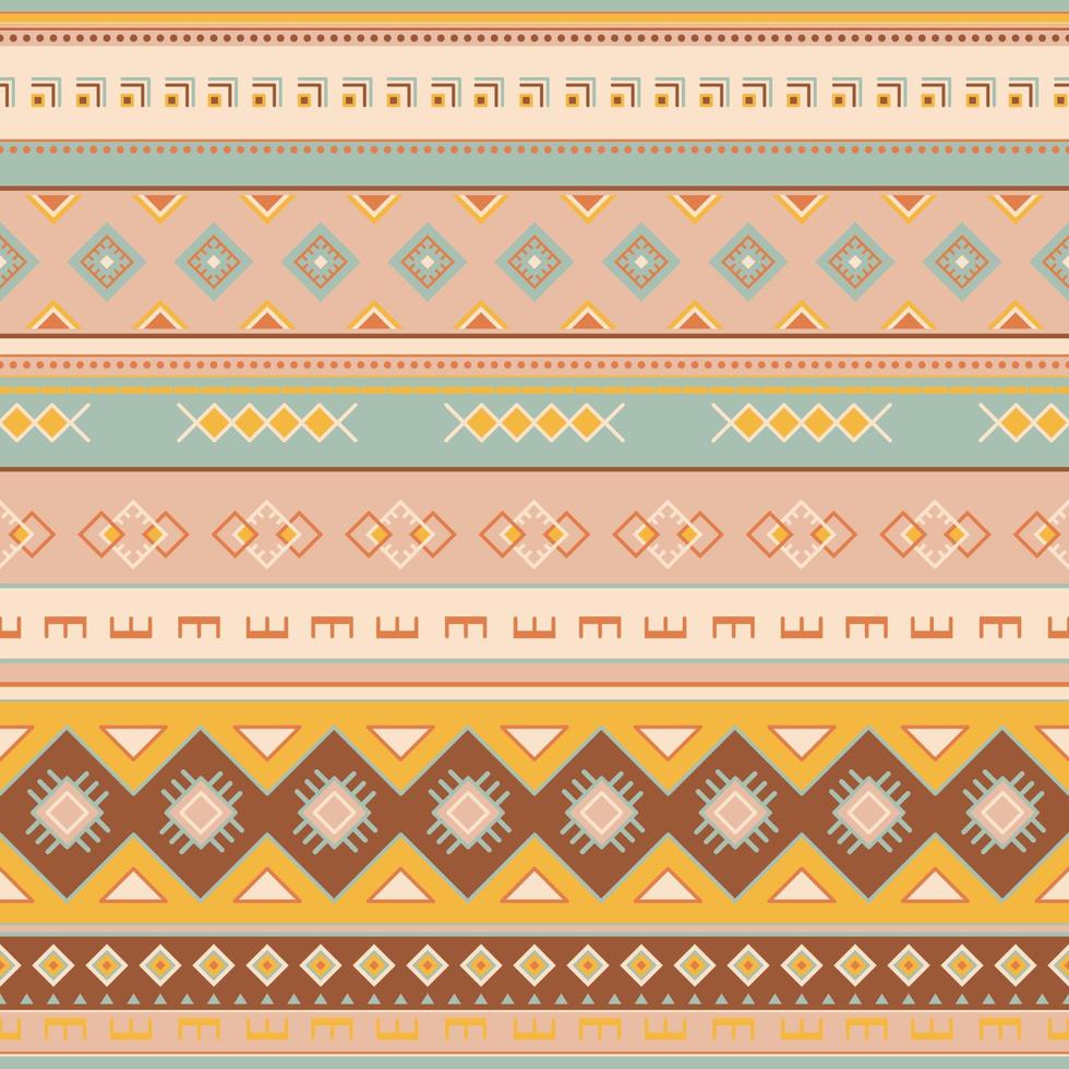 modèle sans couture de vecteur géométrique dans un style ethnique. impression textile, style mexicain. pour l'arrière-plan du site Web, le papier d'emballage et la conception de tissu.