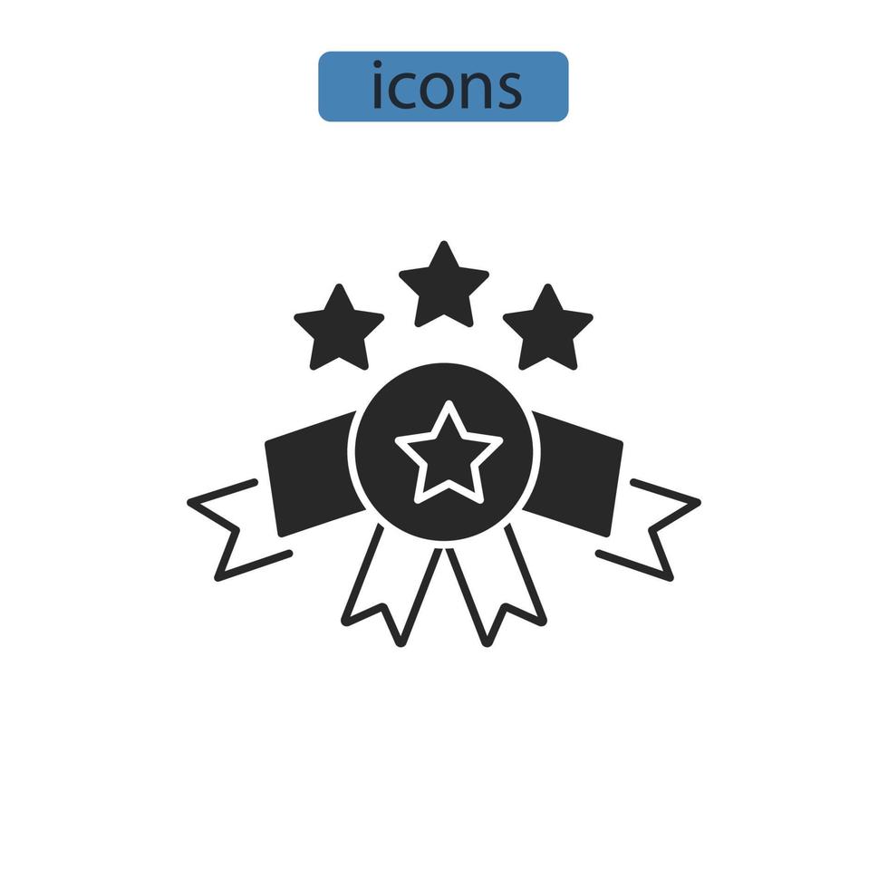résultats icônes symbole éléments vectoriels pour le web infographique vecteur
