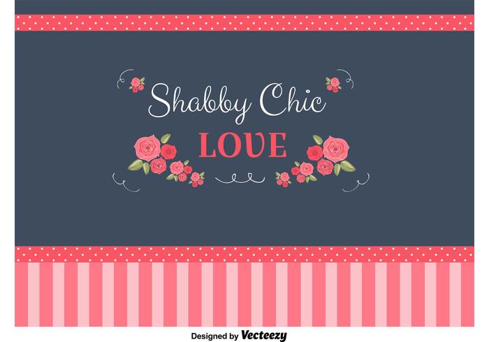 Contexte Shabby Chic Style gratuit vecteur