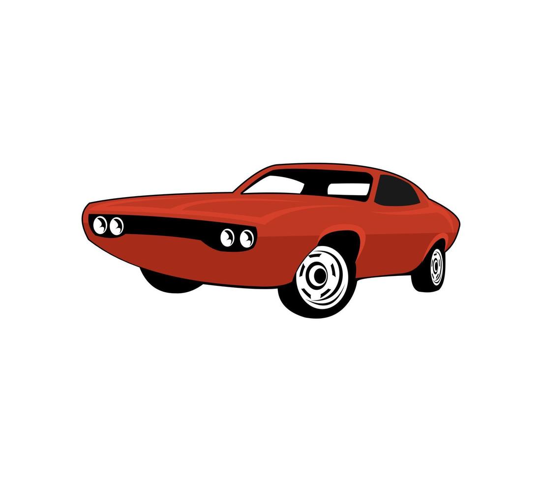 logo de muscle car pour votre entreprise. vecteur isolé