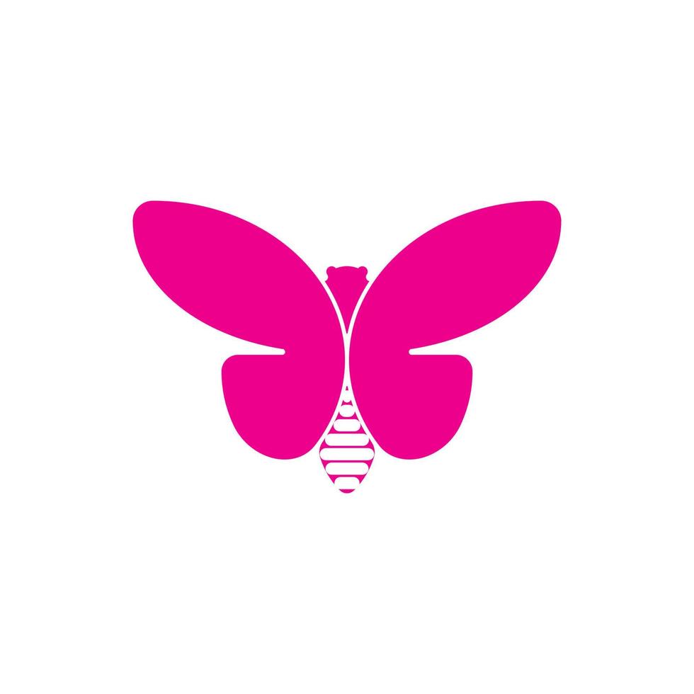 beauté papillon icône logo vectoriel