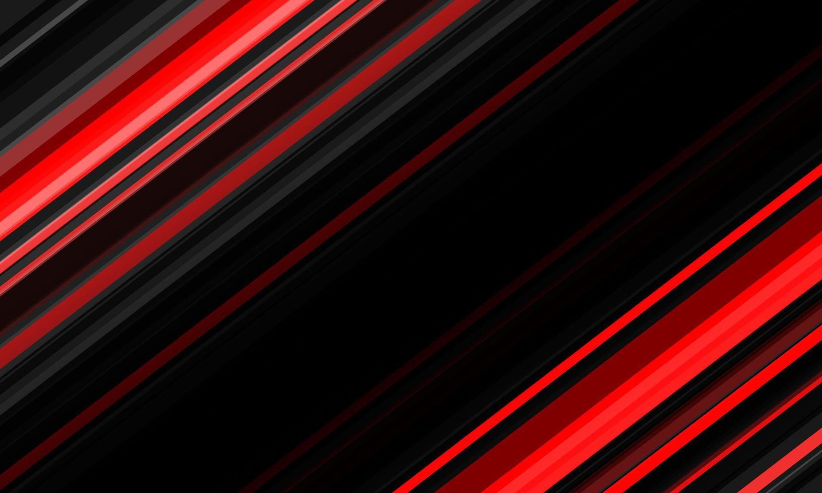 abstrait rouge noir lignes vitesse dynamique motif géométrique conception moderne technologie futuriste fond vecteur