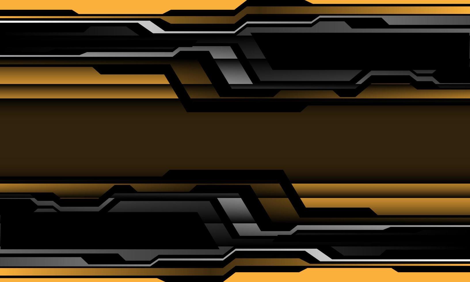 abstrait jaune argent noir cyber géométrique design moderne futuriste fond vecteur