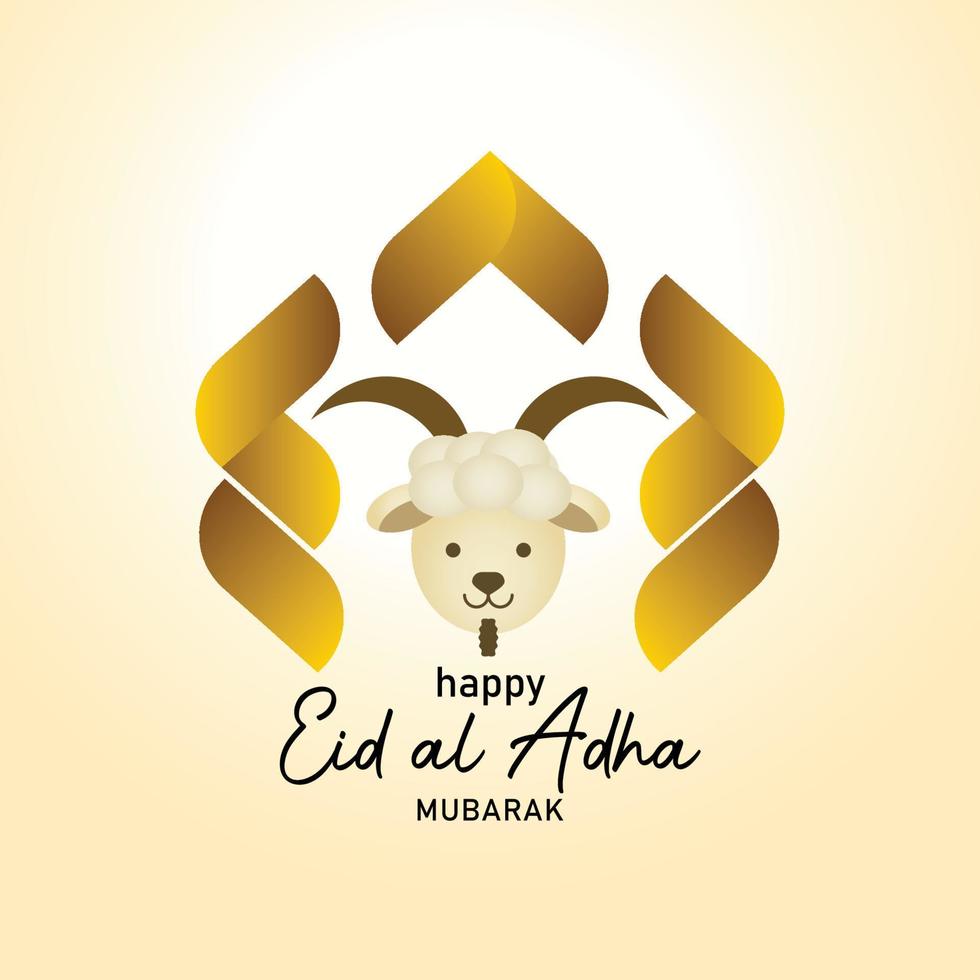 conception de fond eid al adha vecteur