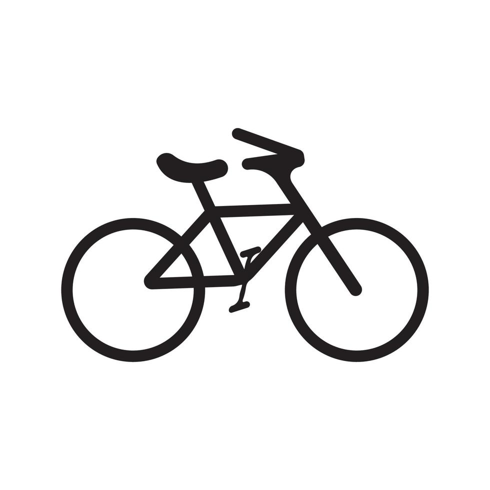 conception d'illustration de logo de vélo vecteur