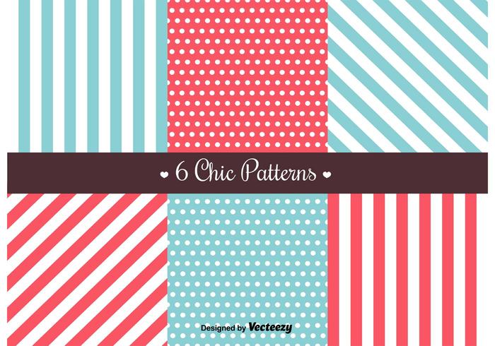 Free Retro Patterns vecteur