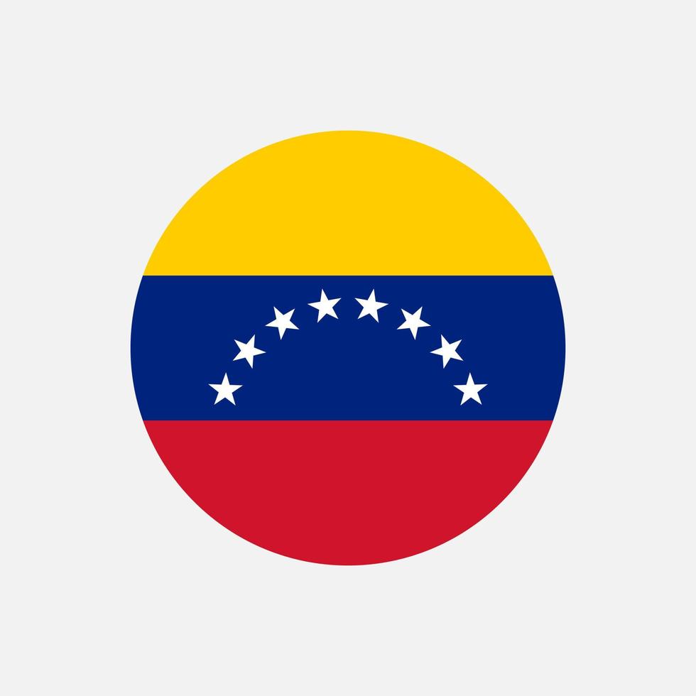 pays venezuela. drapeau vénézuélien. illustration vectorielle. vecteur