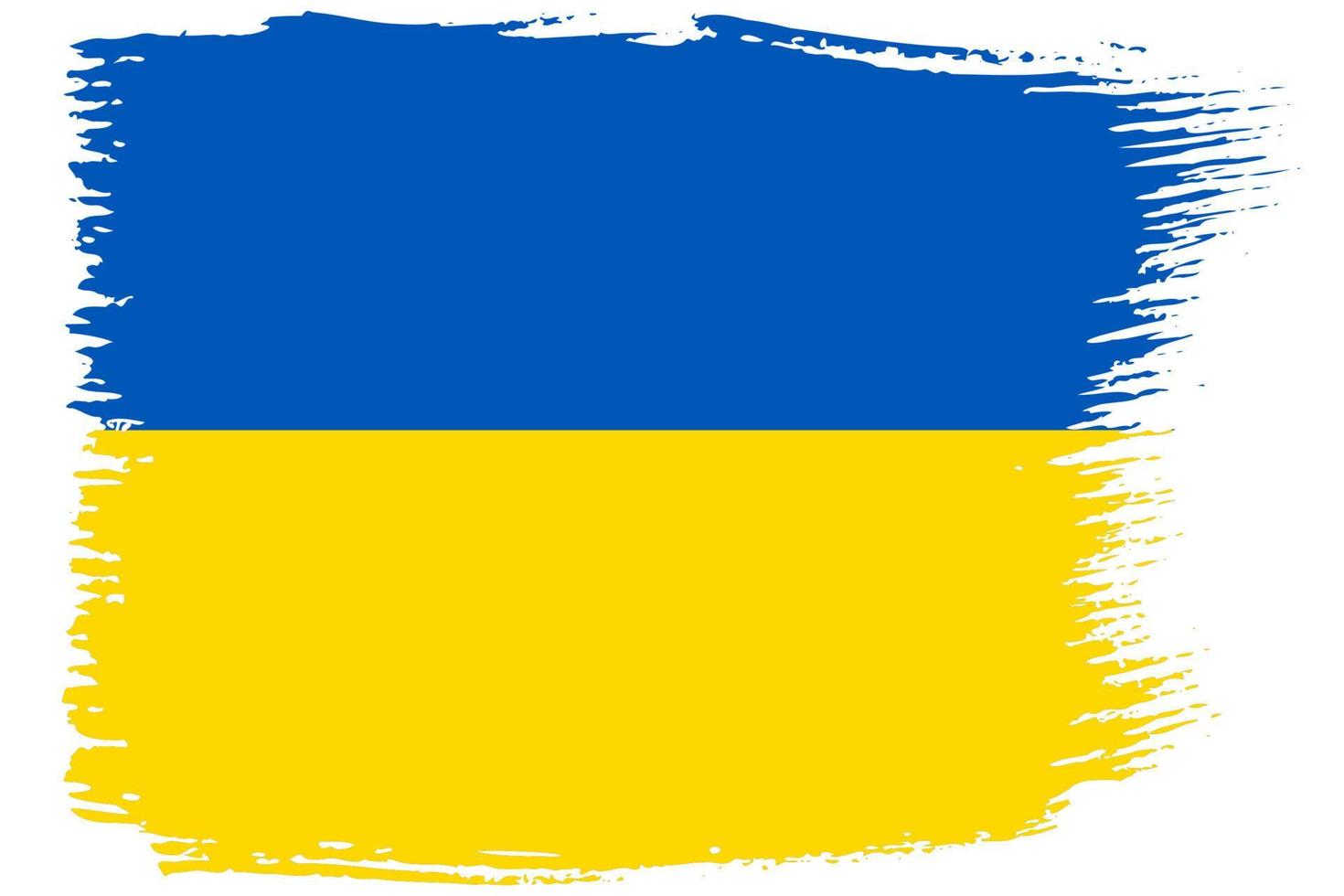 drapeau national ukrainien vecteur