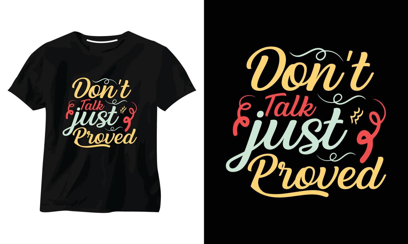 conception de t-shirt de typographie de motivation vecteur