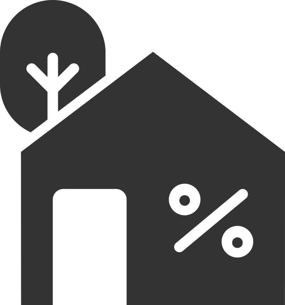 maison hypothèque icône illustration vectorielle. vecteur