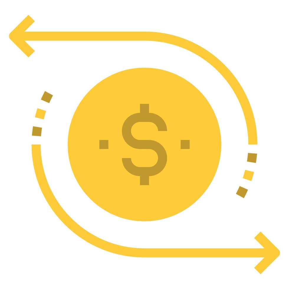icône plate d'argent numérique vrctor. vecteur