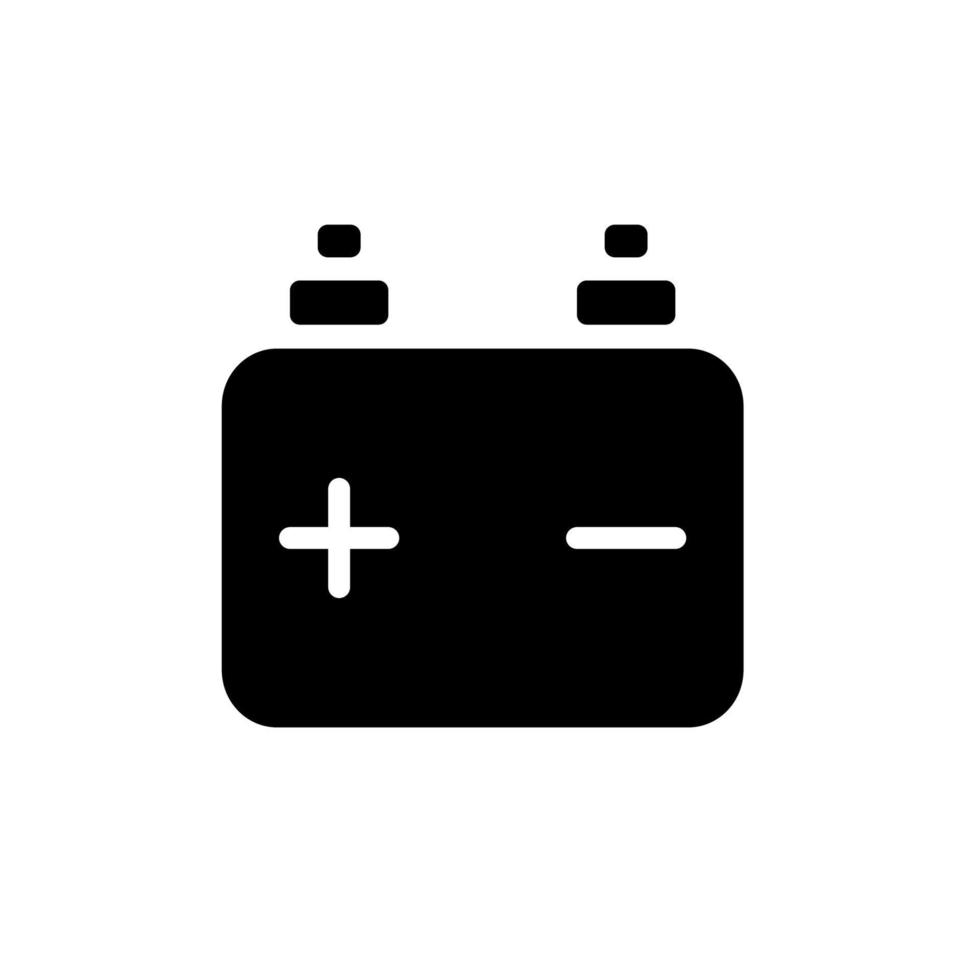 modèle de vecteur de conception d'icône de batterie de voiture