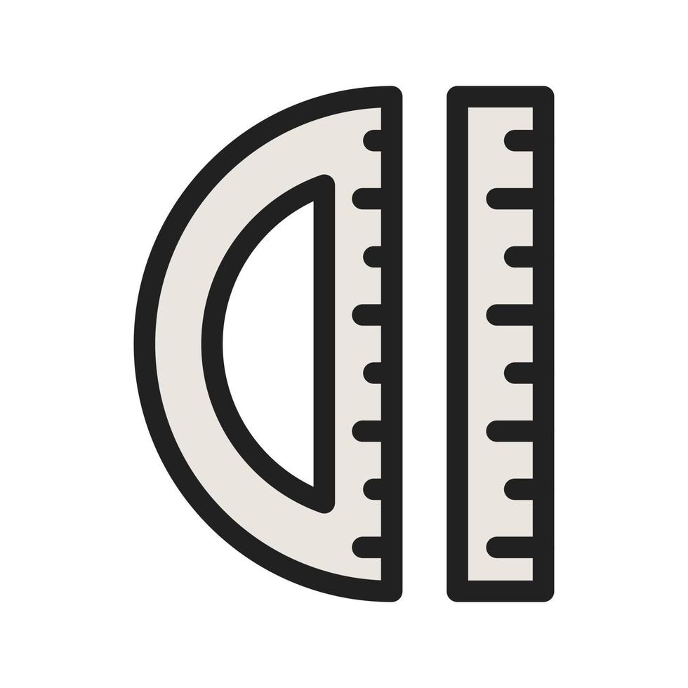 outils de géométrie j'ai rempli l'icône de la ligne vecteur