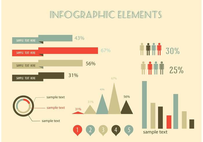 Vecteurs d'infographie gratuits vecteur