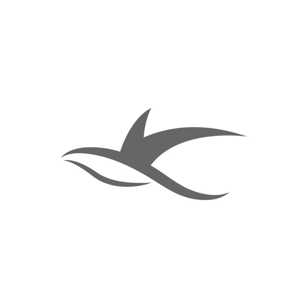 illustration d'icône logo oiseau vecteur