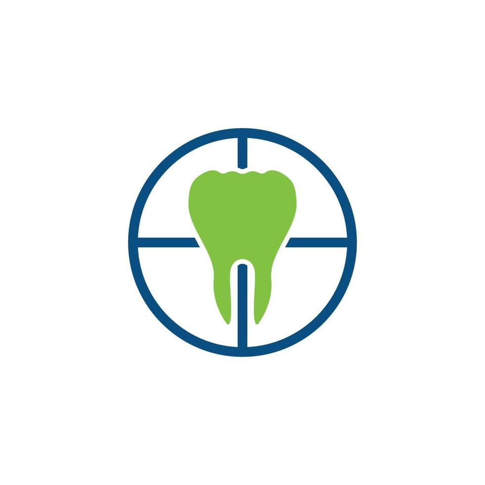 dent, création de logo d'icône dentaire vecteur