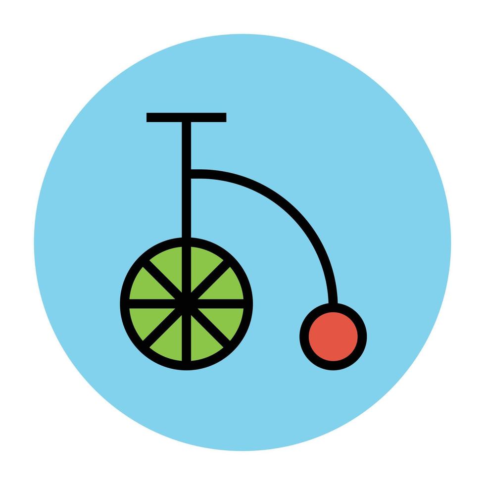 concepts de monocycle à la mode vecteur